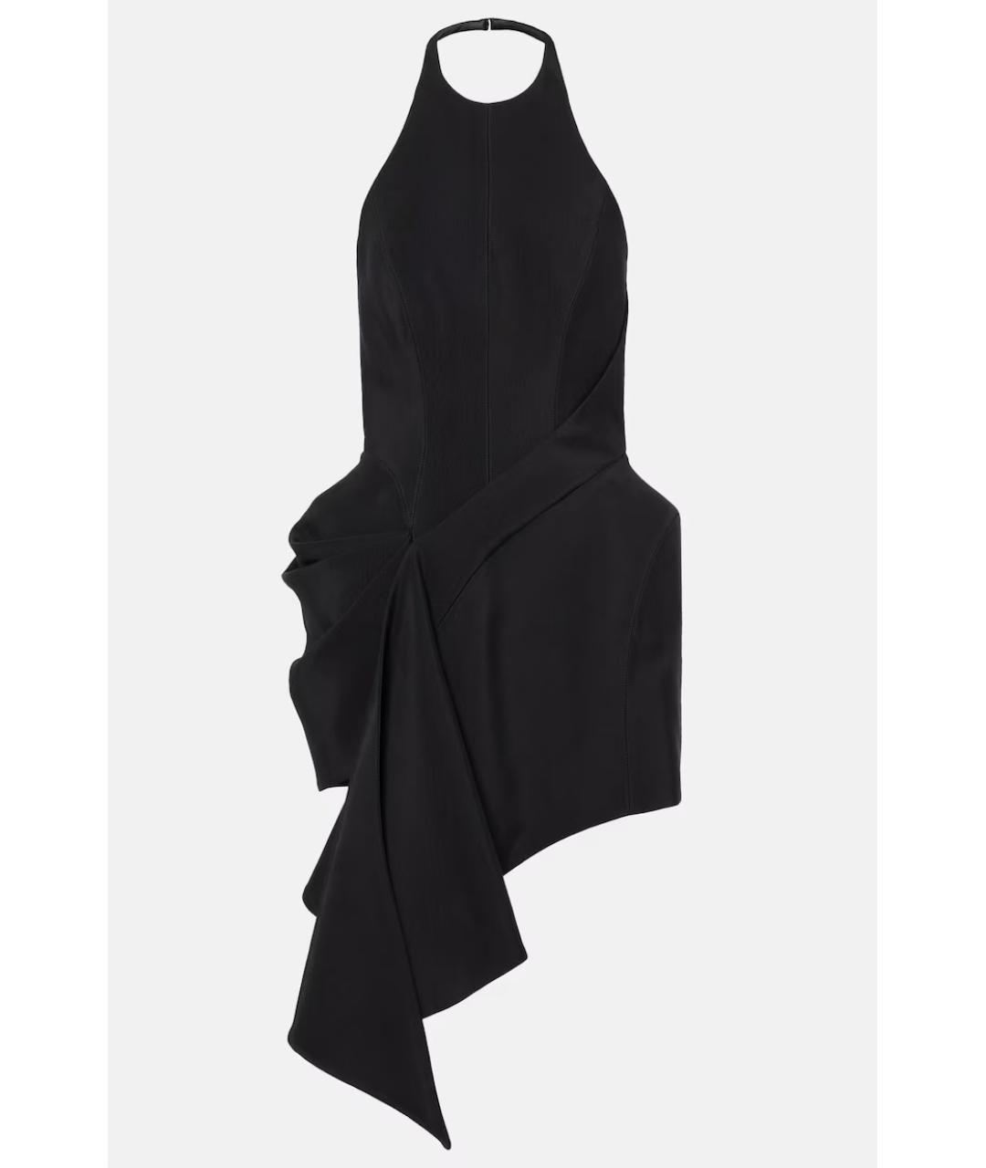MUGLER Черное коктейльное платье, фото 10
