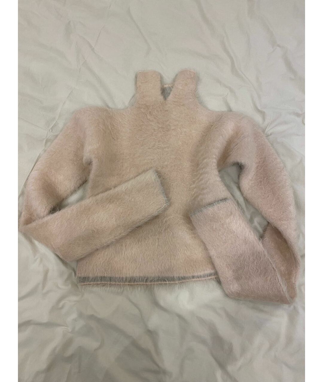CELINE PRE-OWNED Розовый шерстяной джемпер / свитер, фото 8