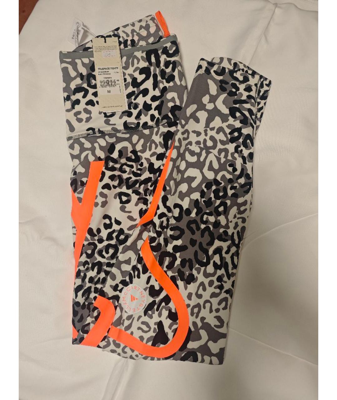 ADIDAS BY STELLA MCCARTNEY Белые полиэстеровые спортивные брюки и шорты, фото 5