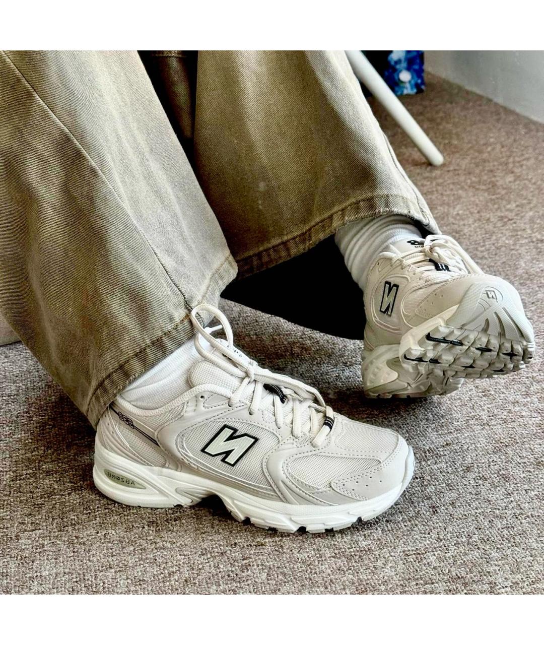 NEW BALANCE Бежевые кроссовки, фото 2