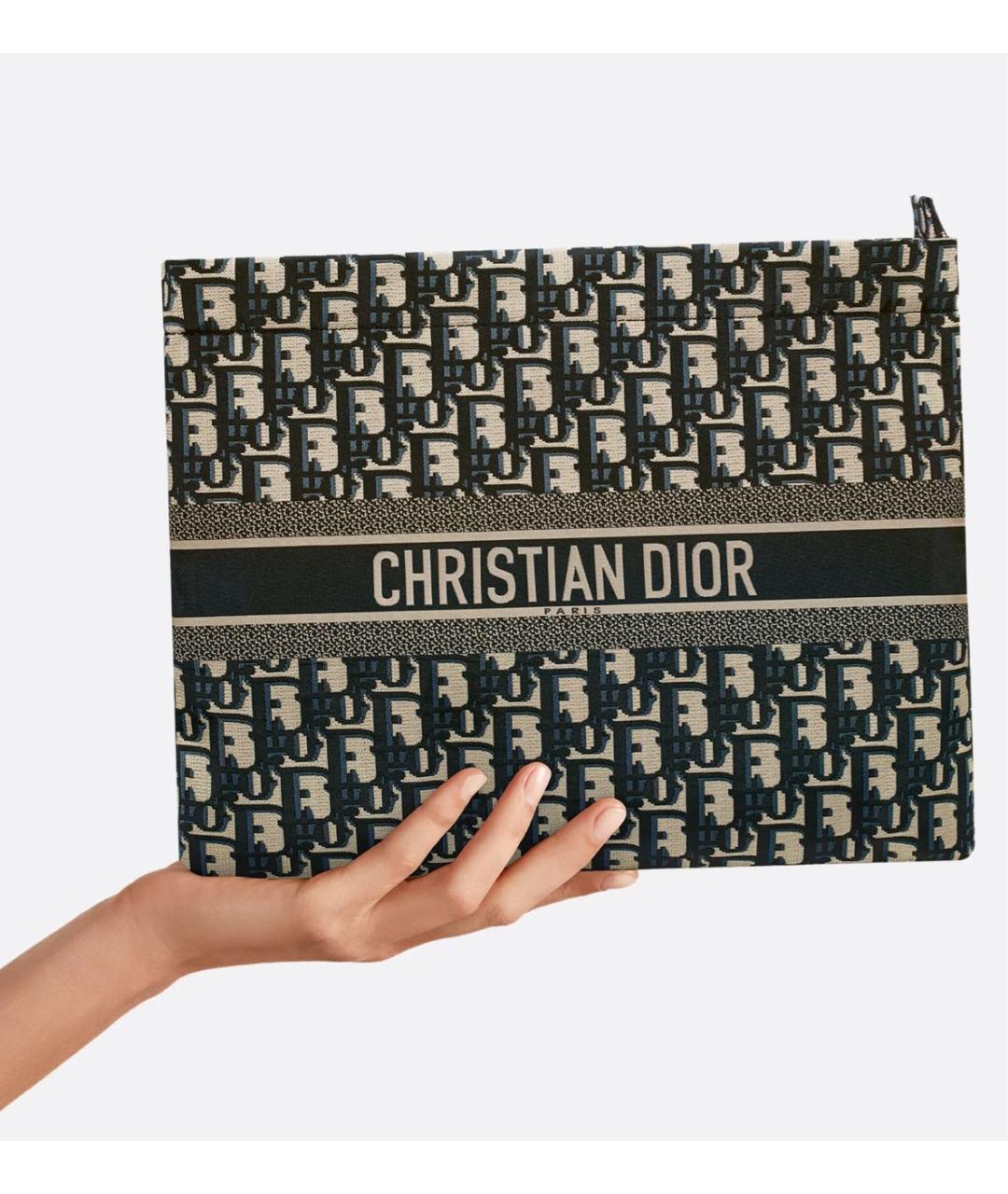 CHRISTIAN DIOR Темно-синяя косметичка, фото 4