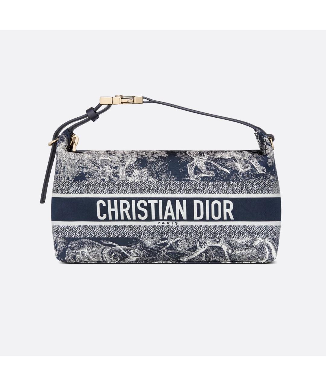 CHRISTIAN DIOR Темно-синяя косметичка, фото 5