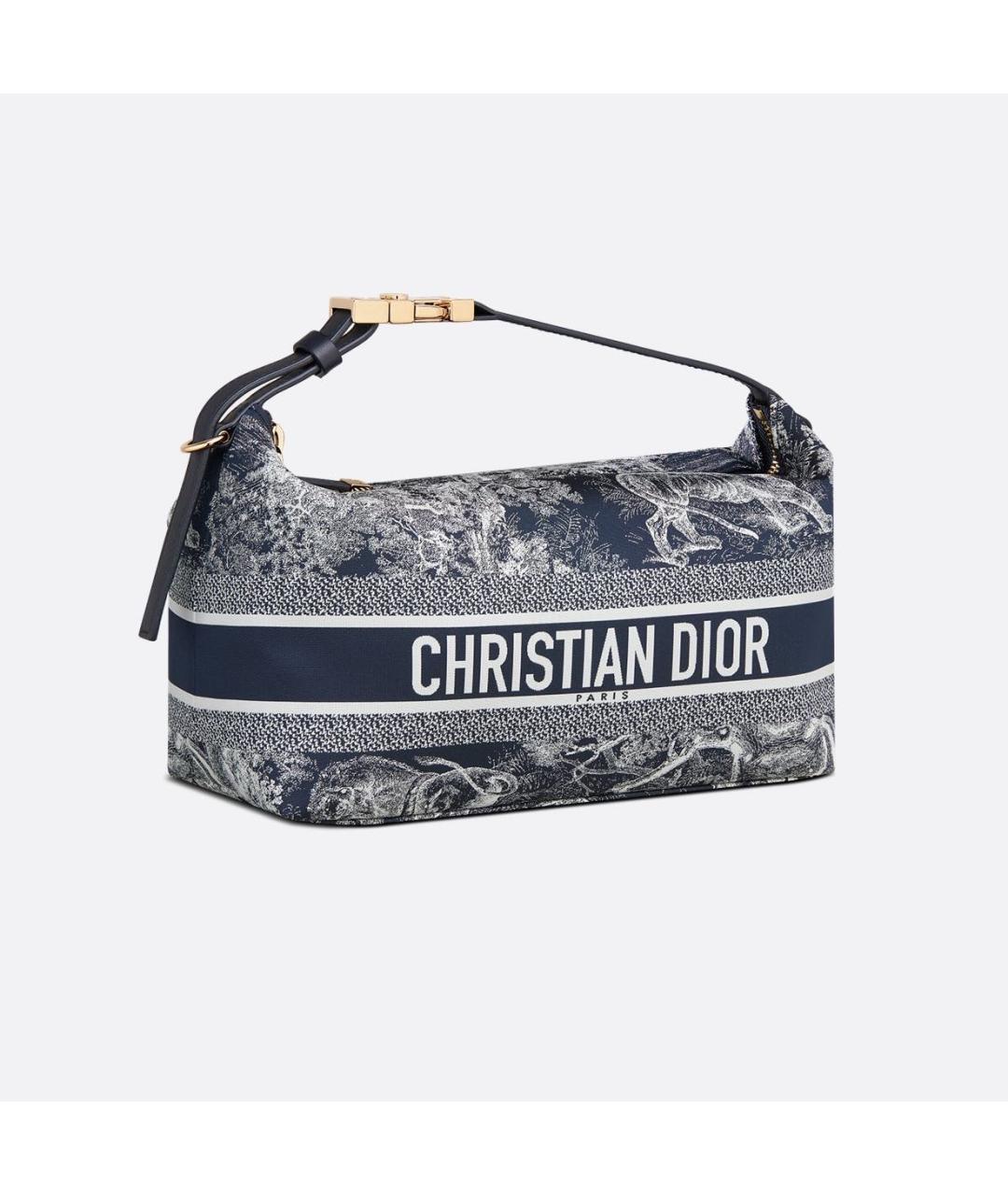 CHRISTIAN DIOR Темно-синяя косметичка, фото 2