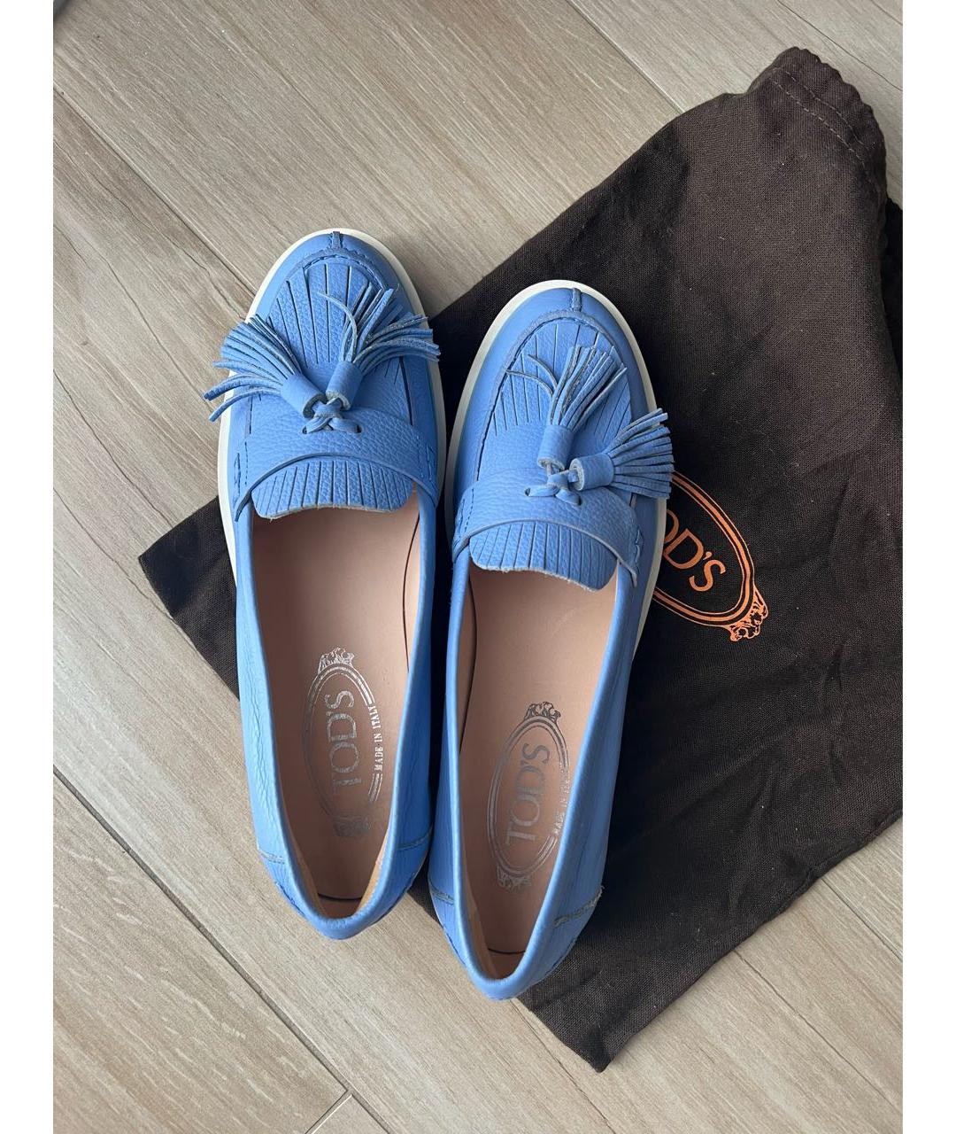 TOD'S Кожаные лоферы, фото 6