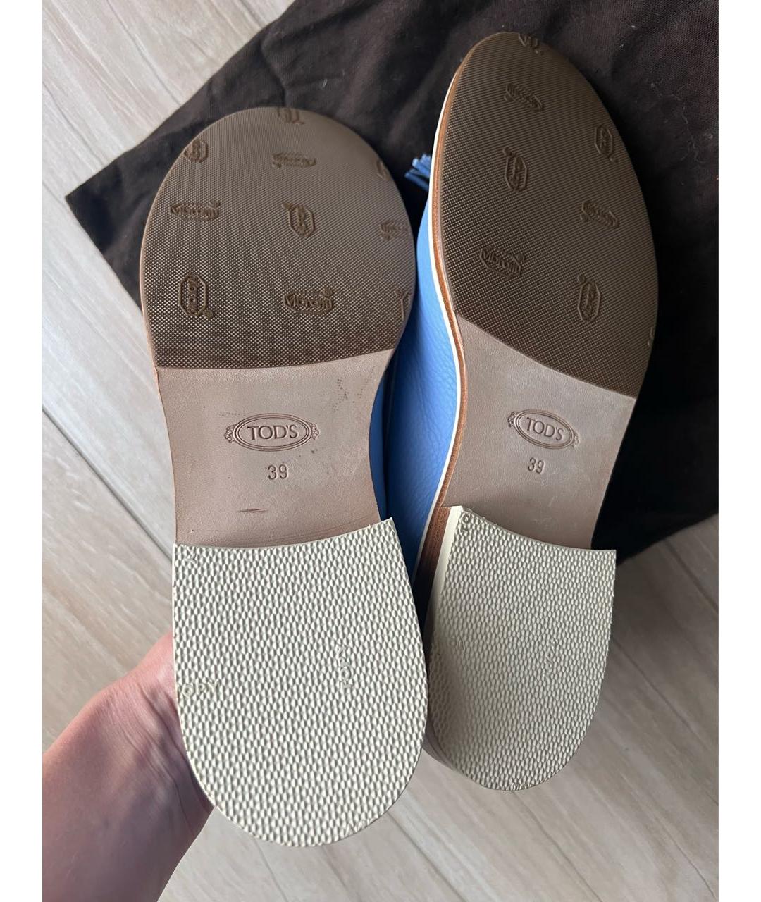 TOD'S Кожаные лоферы, фото 4