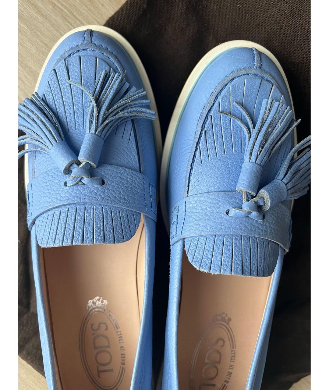 TOD'S Кожаные лоферы, фото 2