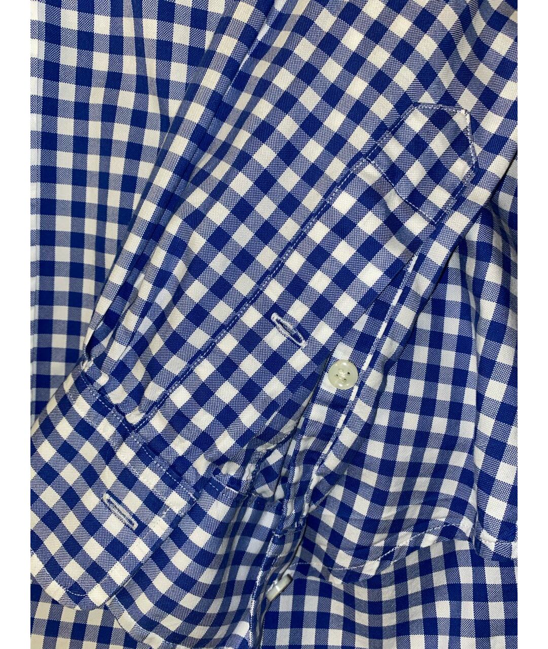 POLO RALPH LAUREN Синяя хлопковая кэжуал рубашка, фото 4