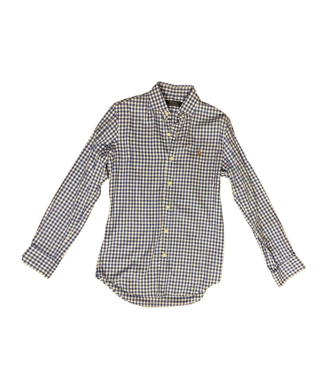 POLO RALPH LAUREN Синяя хлопковая кэжуал рубашка, фото 1