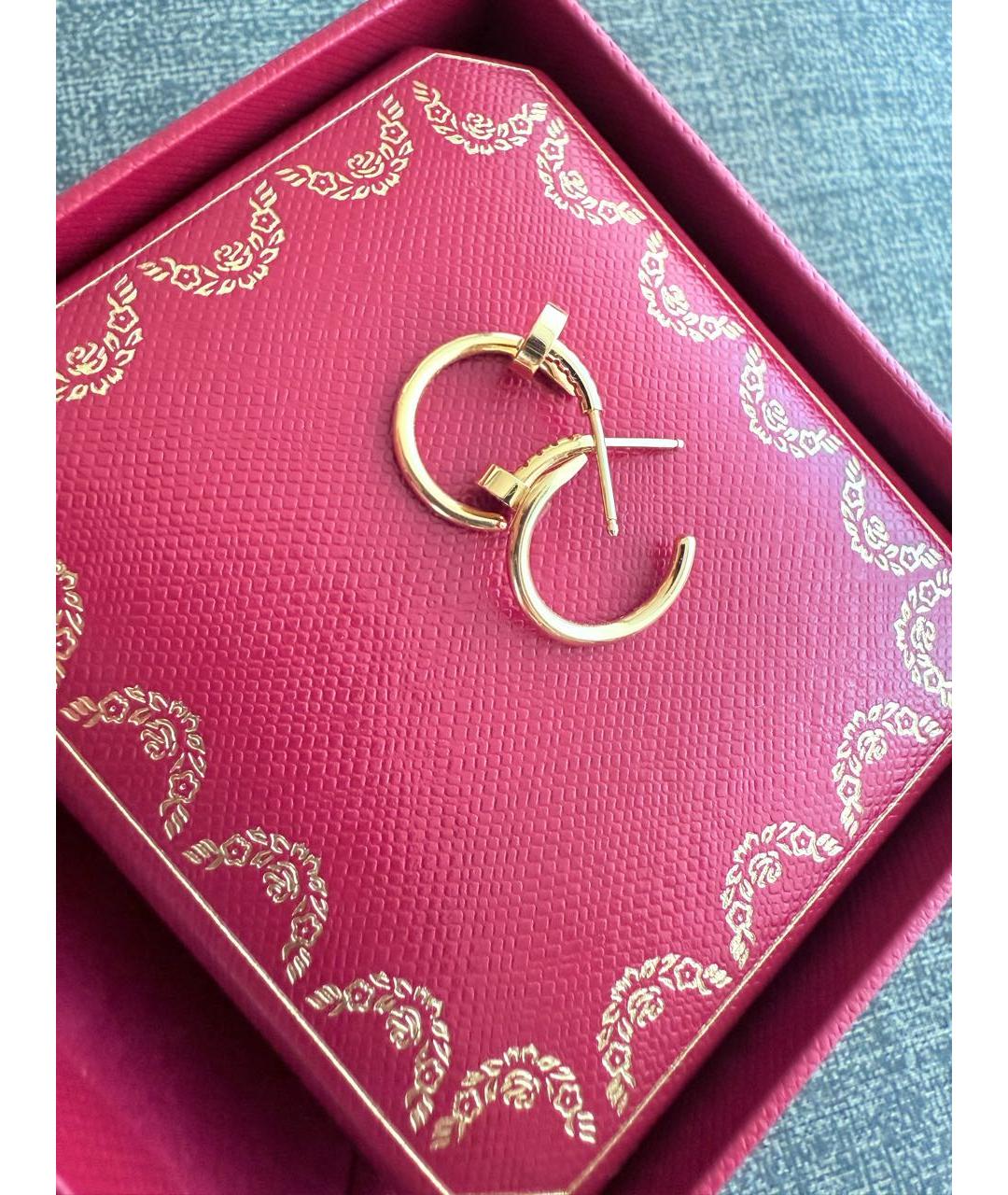 CARTIER Золотые серьги из желтого золота, фото 2