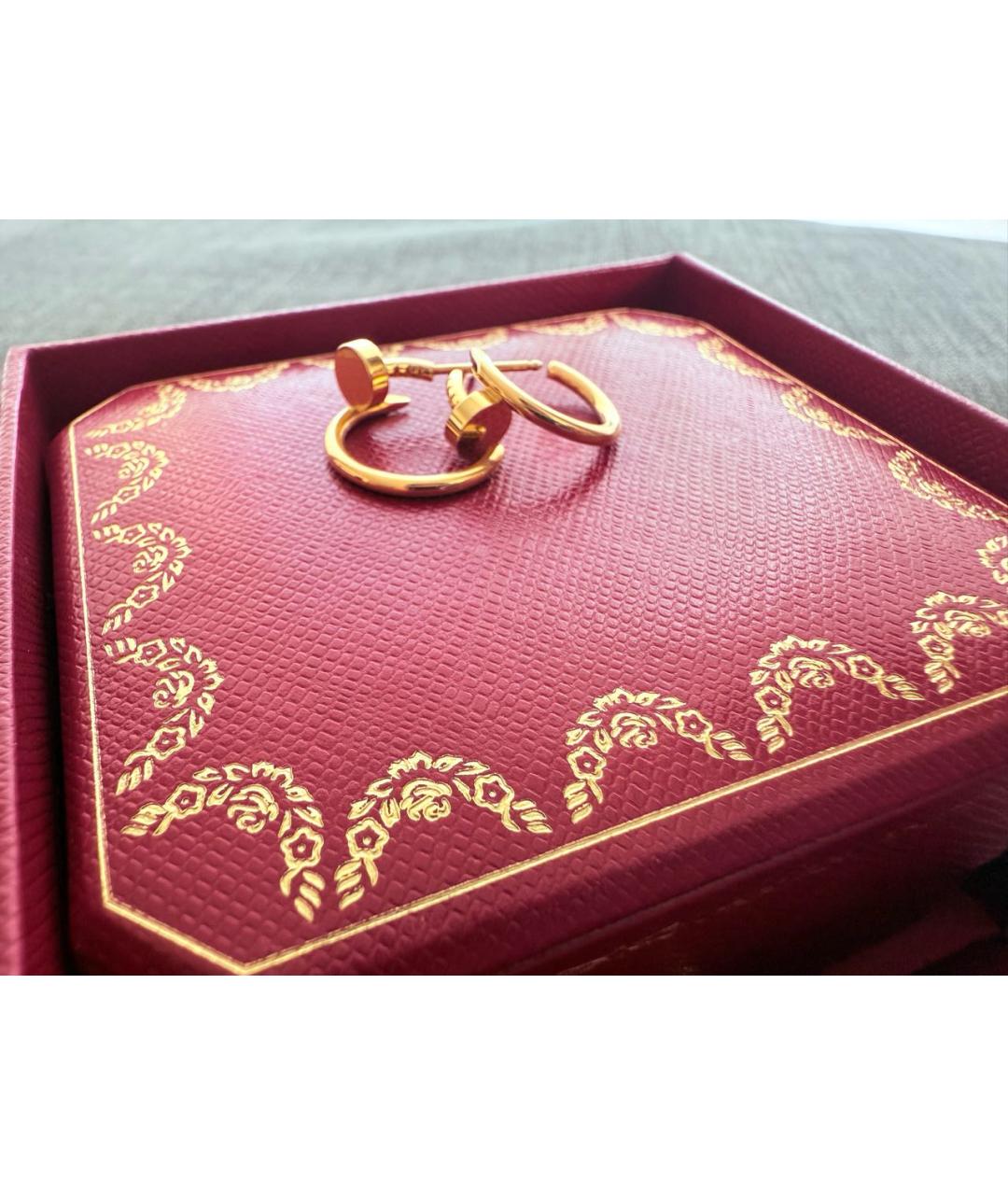 CARTIER Золотые серьги из желтого золота, фото 6