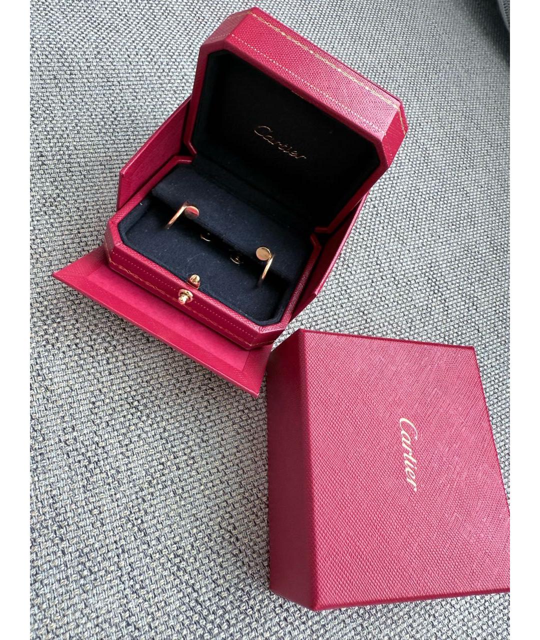 CARTIER Золотые серьги из желтого золота, фото 5