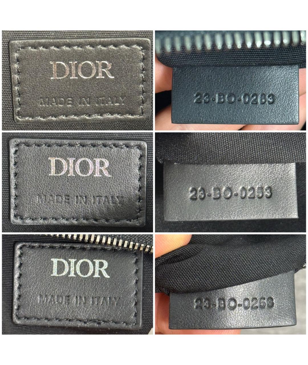 CHRISTIAN DIOR Темно-синяя сумка на плечо, фото 8