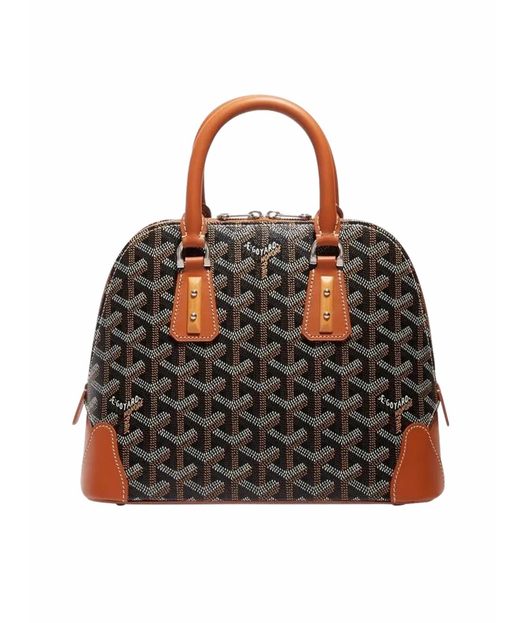 GOYARD Коричневая сумка с короткими ручками, фото 1