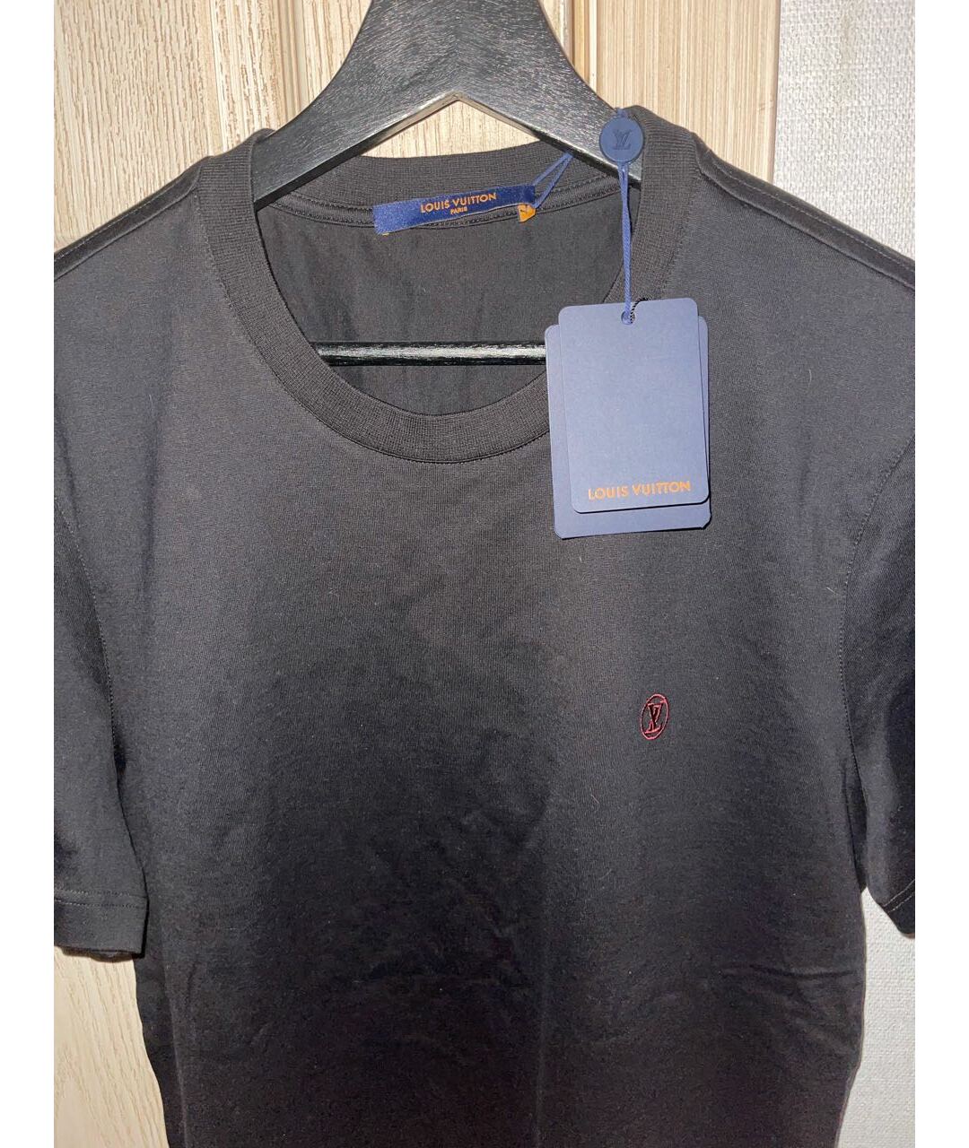LOUIS VUITTON PRE-OWNED Черная хлопковая футболка, фото 3