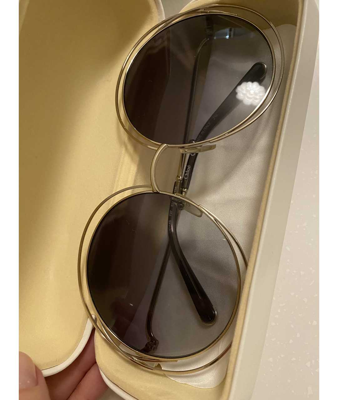 CHLOE Серые солнцезащитные очки, фото 3