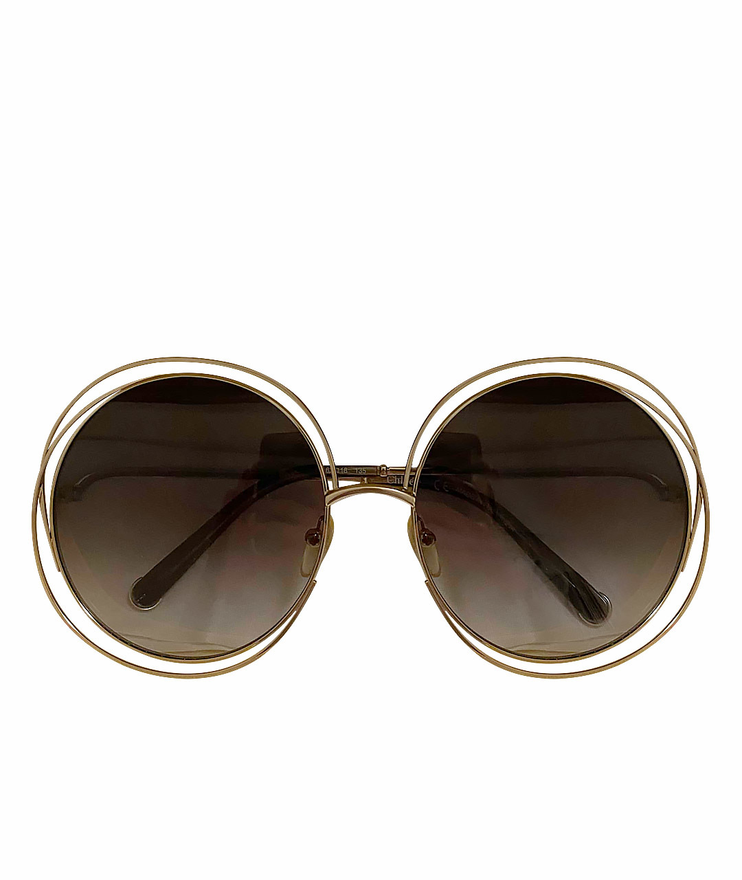 CHLOE Серые солнцезащитные очки, фото 1