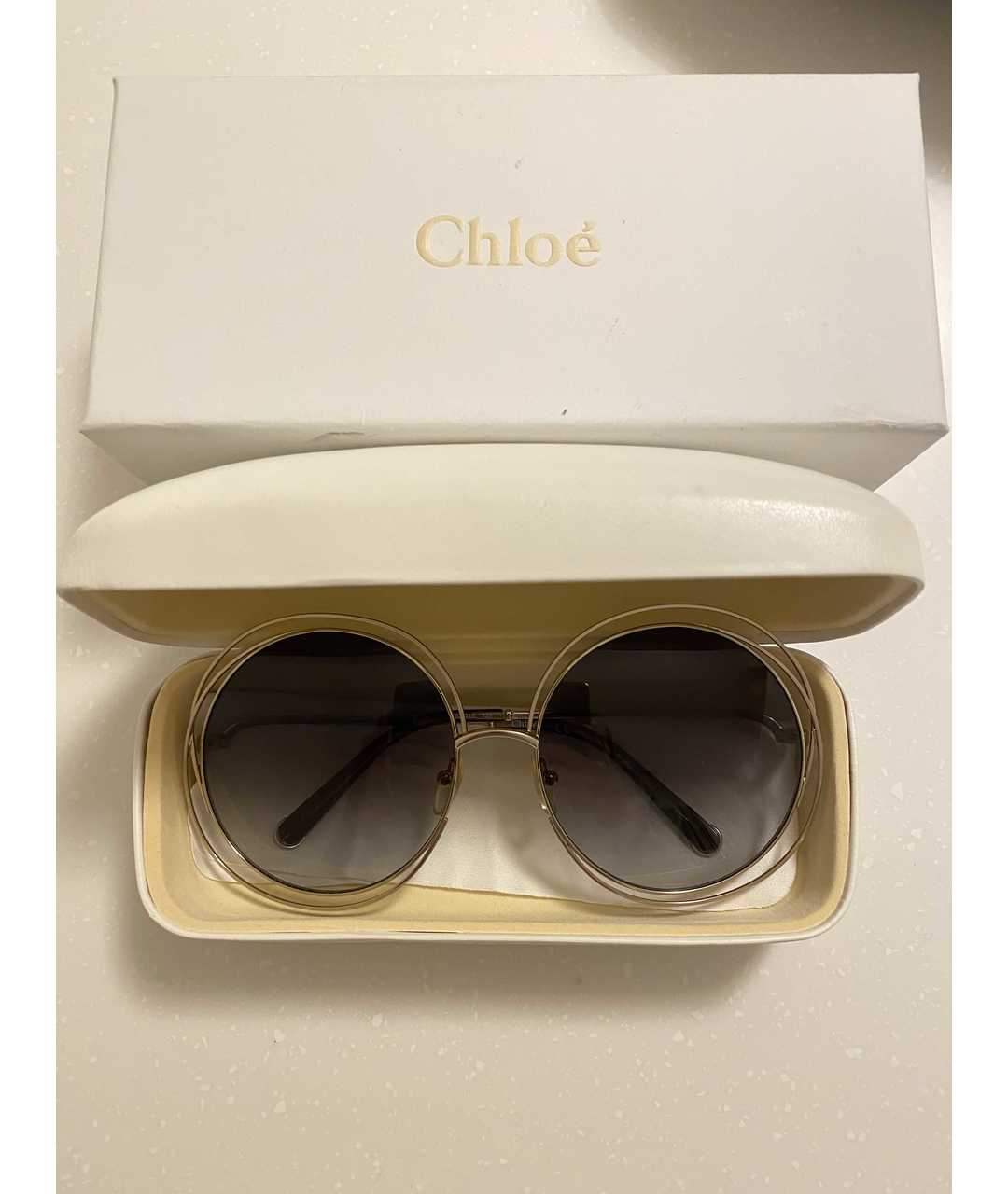 CHLOE Серые солнцезащитные очки, фото 5