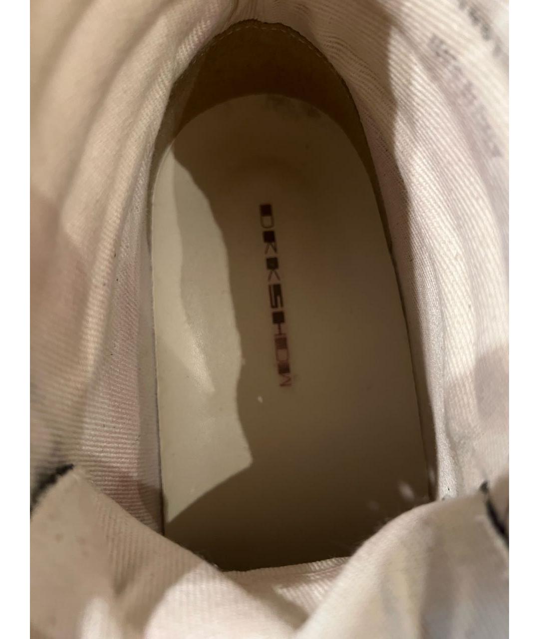 RICK OWENS DRKSHDW Черные высокие кроссовки / кеды, фото 6