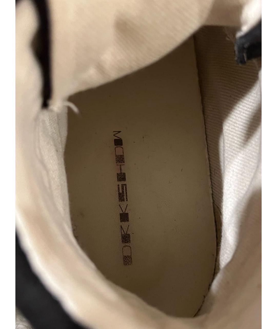 RICK OWENS DRKSHDW Черные высокие кроссовки / кеды, фото 5