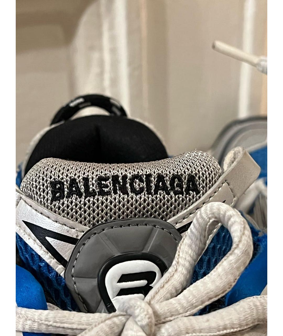BALENCIAGA Синие низкие кроссовки / кеды, фото 6