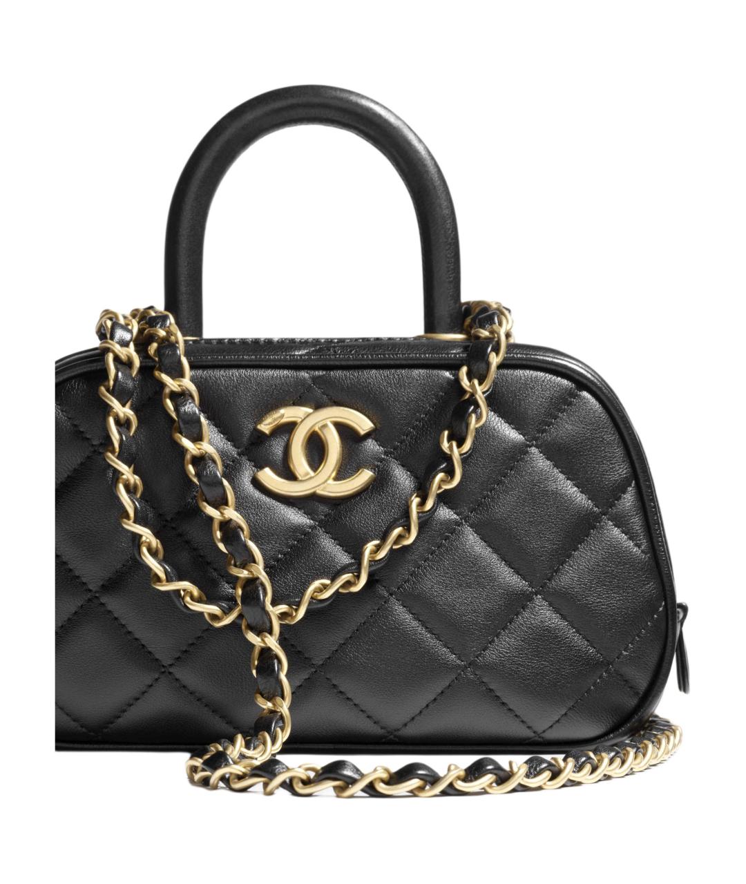 CHANEL Черная сумка через плечо, фото 4