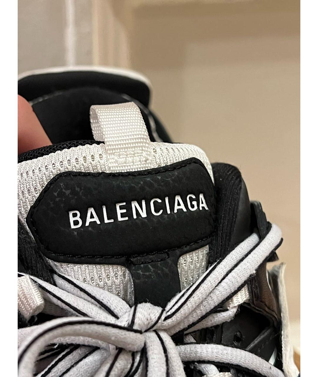 BALENCIAGA Серые низкие кроссовки / кеды, фото 6