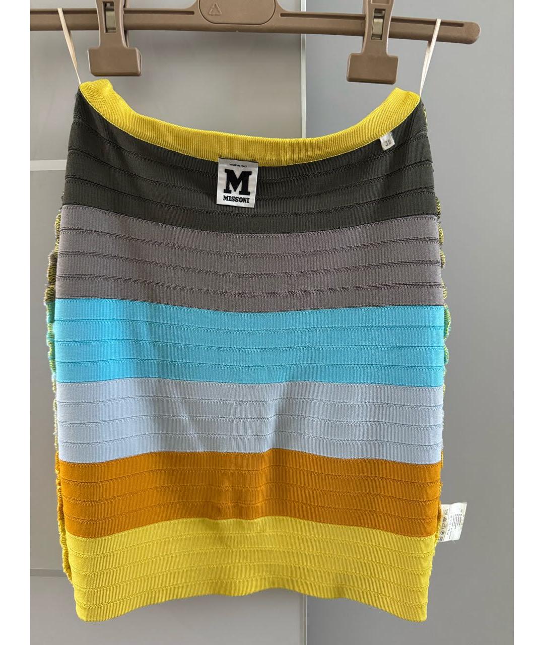 MISSONI Мульти вискозная юбка мини, фото 3