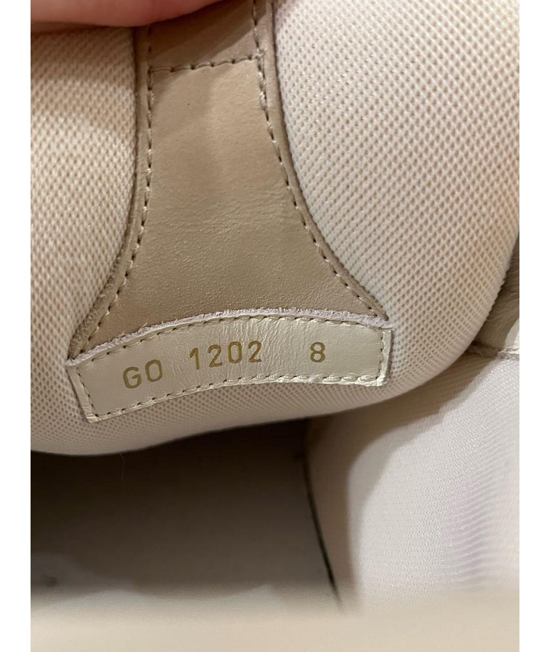 LOUIS VUITTON Белые низкие кроссовки / кеды, фото 5