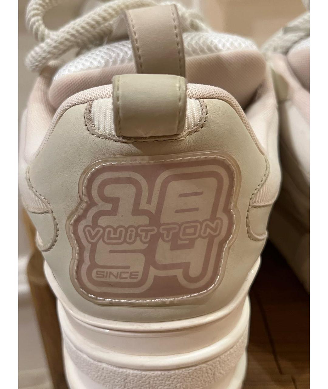 LOUIS VUITTON Белые низкие кроссовки / кеды, фото 6