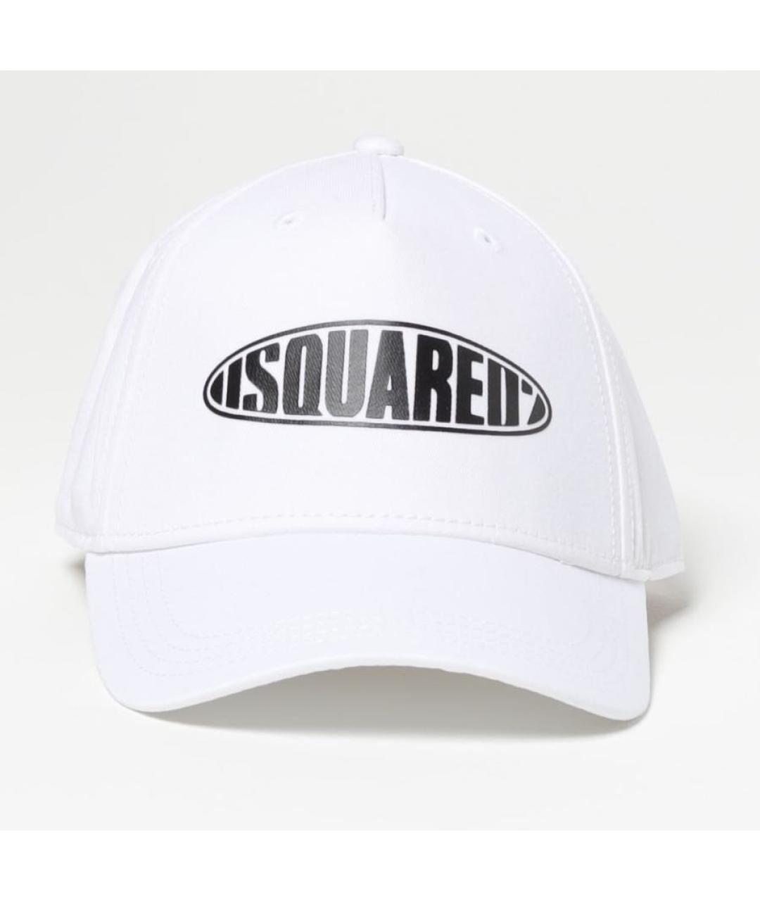 DSQUARED2 Белая хлопковая кепка, фото 2
