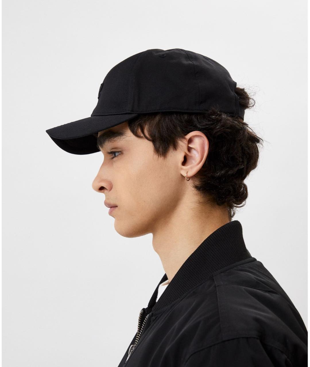 CP COMPANY Черная хлопковая кепка, фото 6