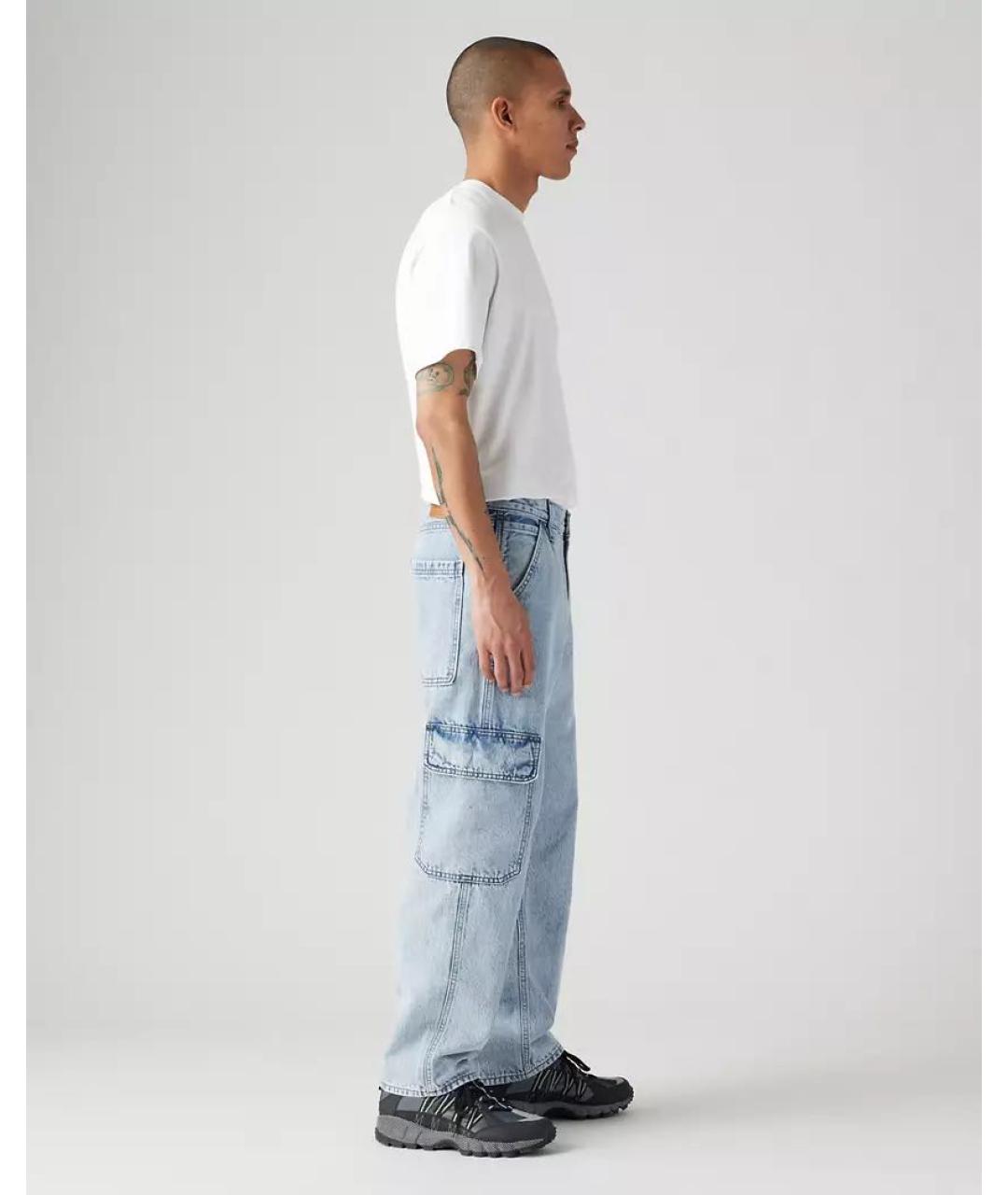 LEVI'S Хлопковые прямые джинсы, фото 7