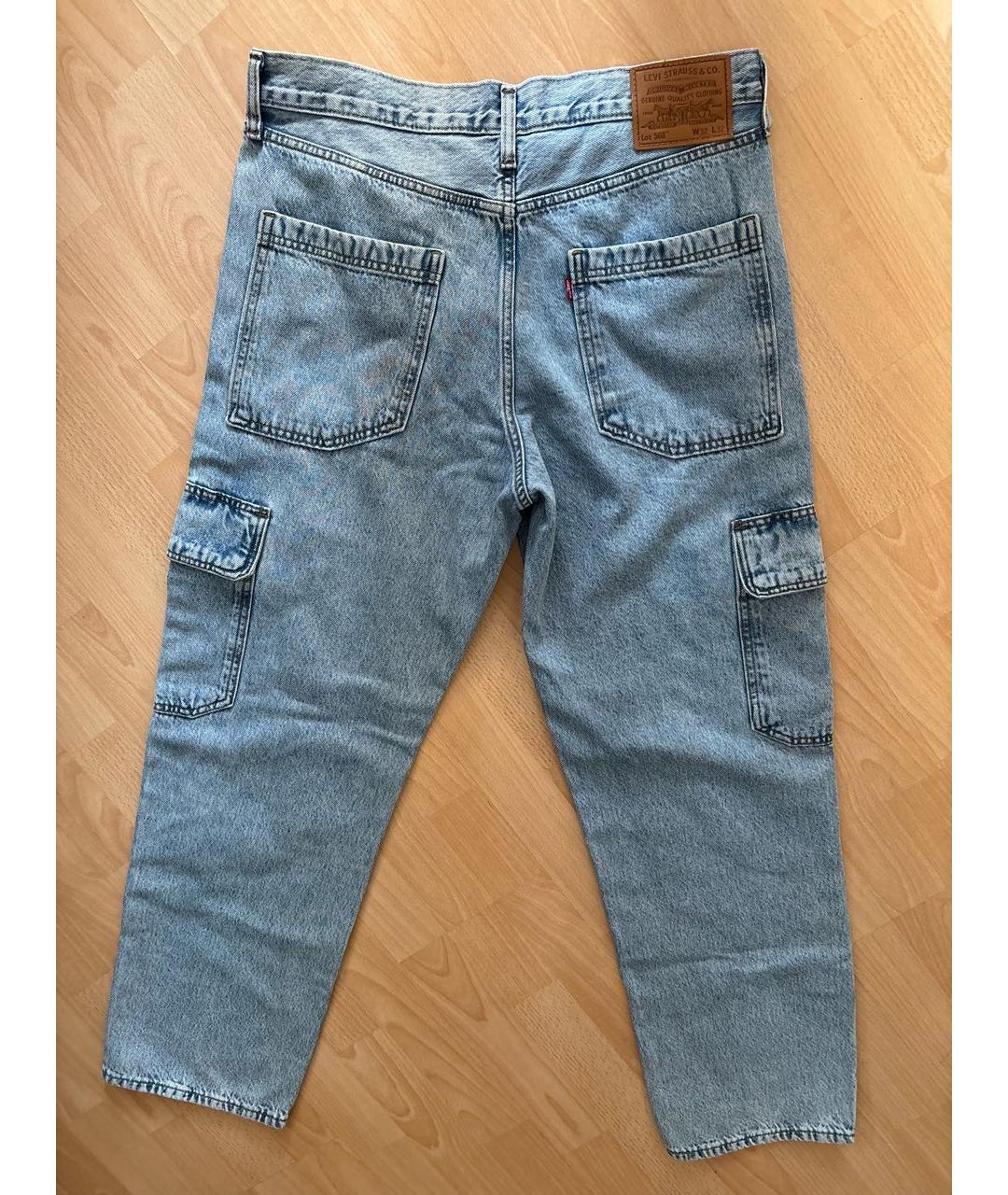 LEVI'S Хлопковые прямые джинсы, фото 2