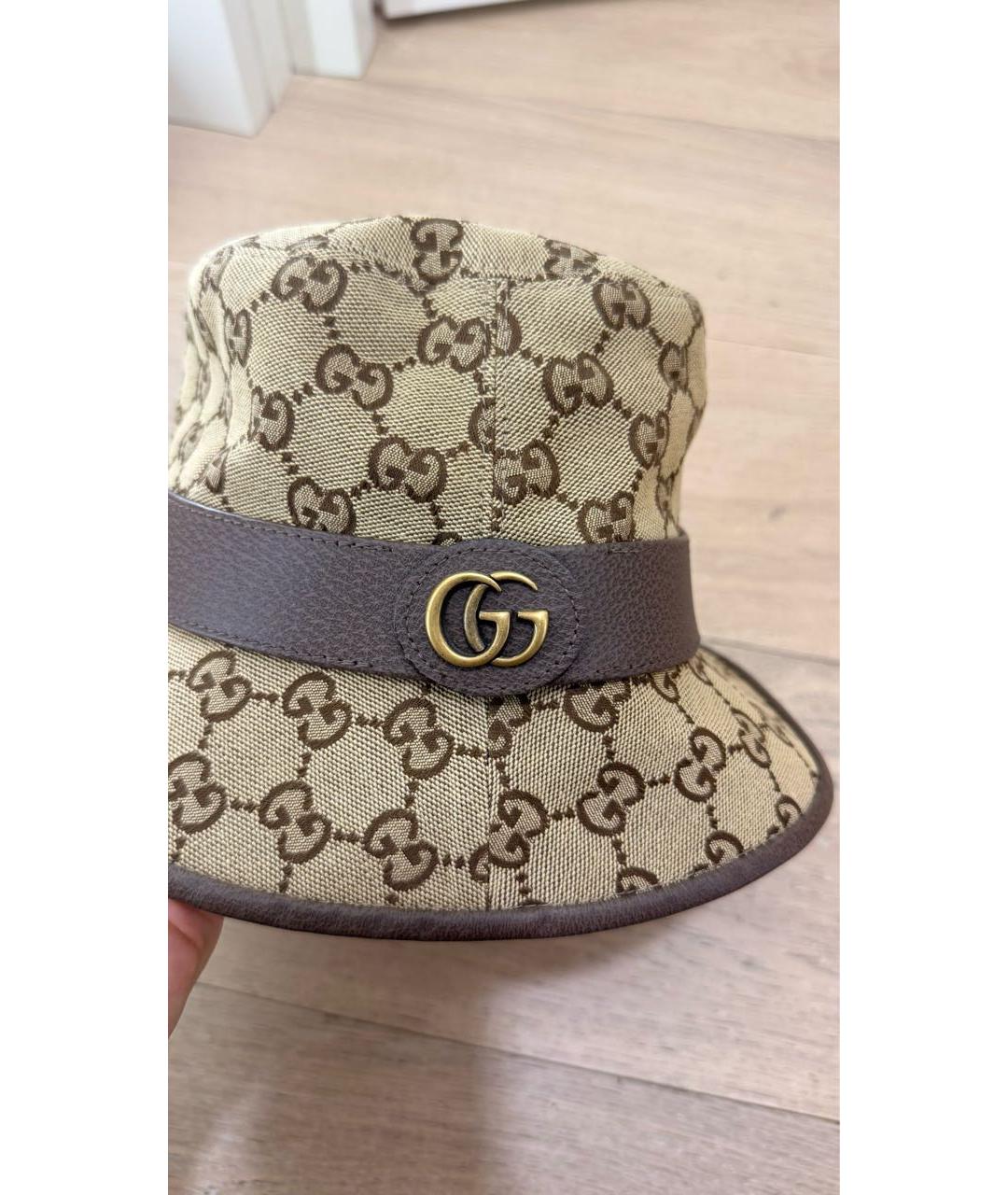 GUCCI Коричневая панама, фото 2