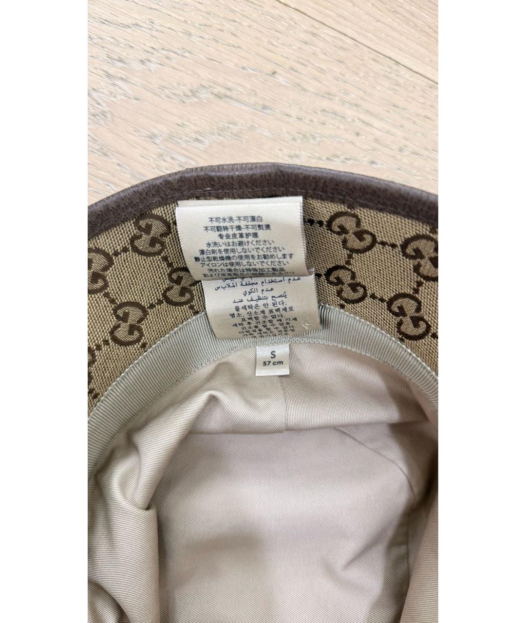 GUCCI Коричневая панама, фото 3
