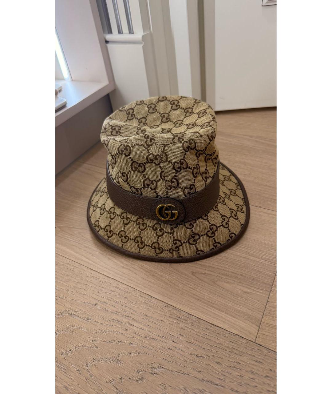 GUCCI Коричневая панама, фото 5