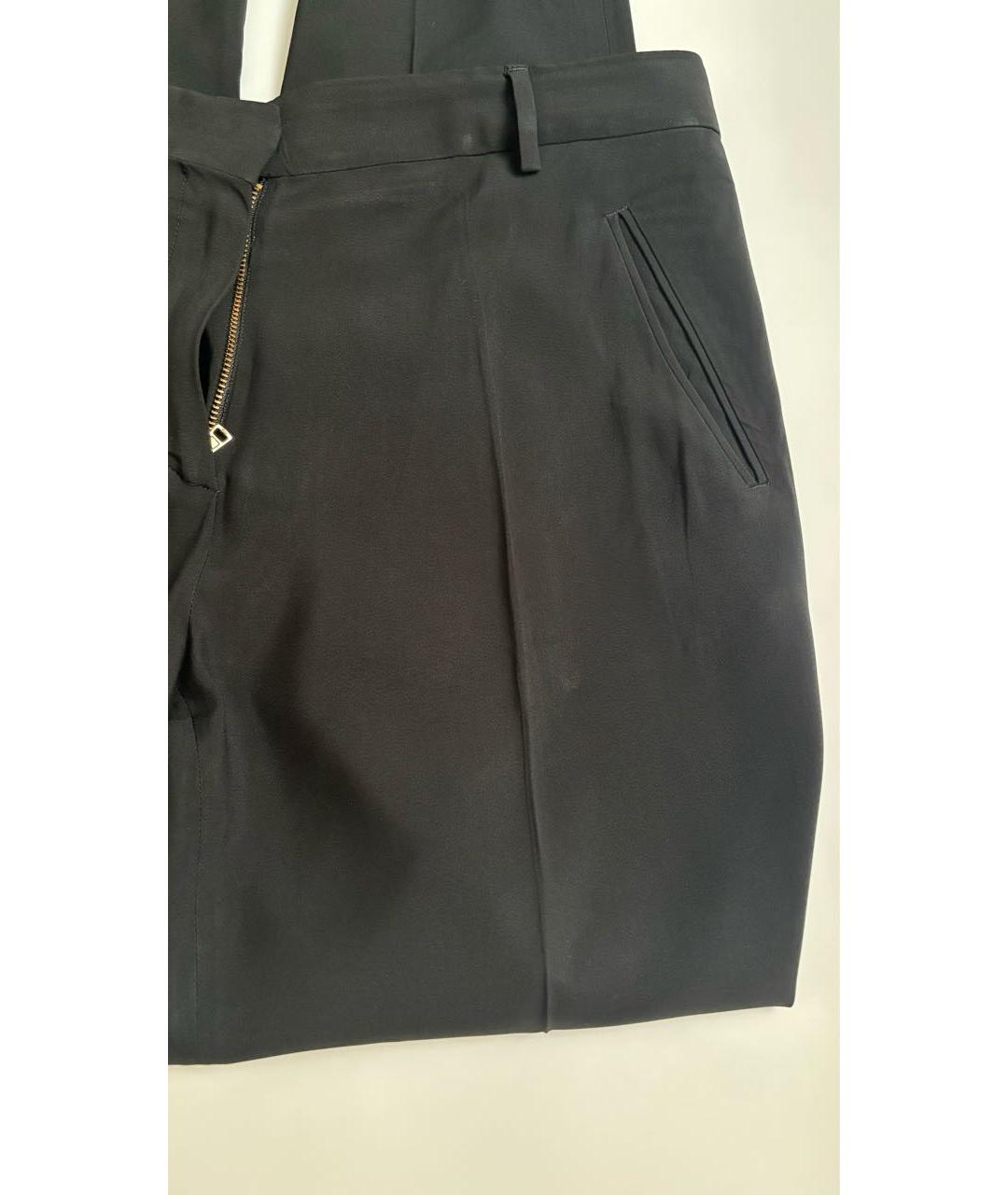 CELINE Черные ацетатные брюки узкие, фото 7