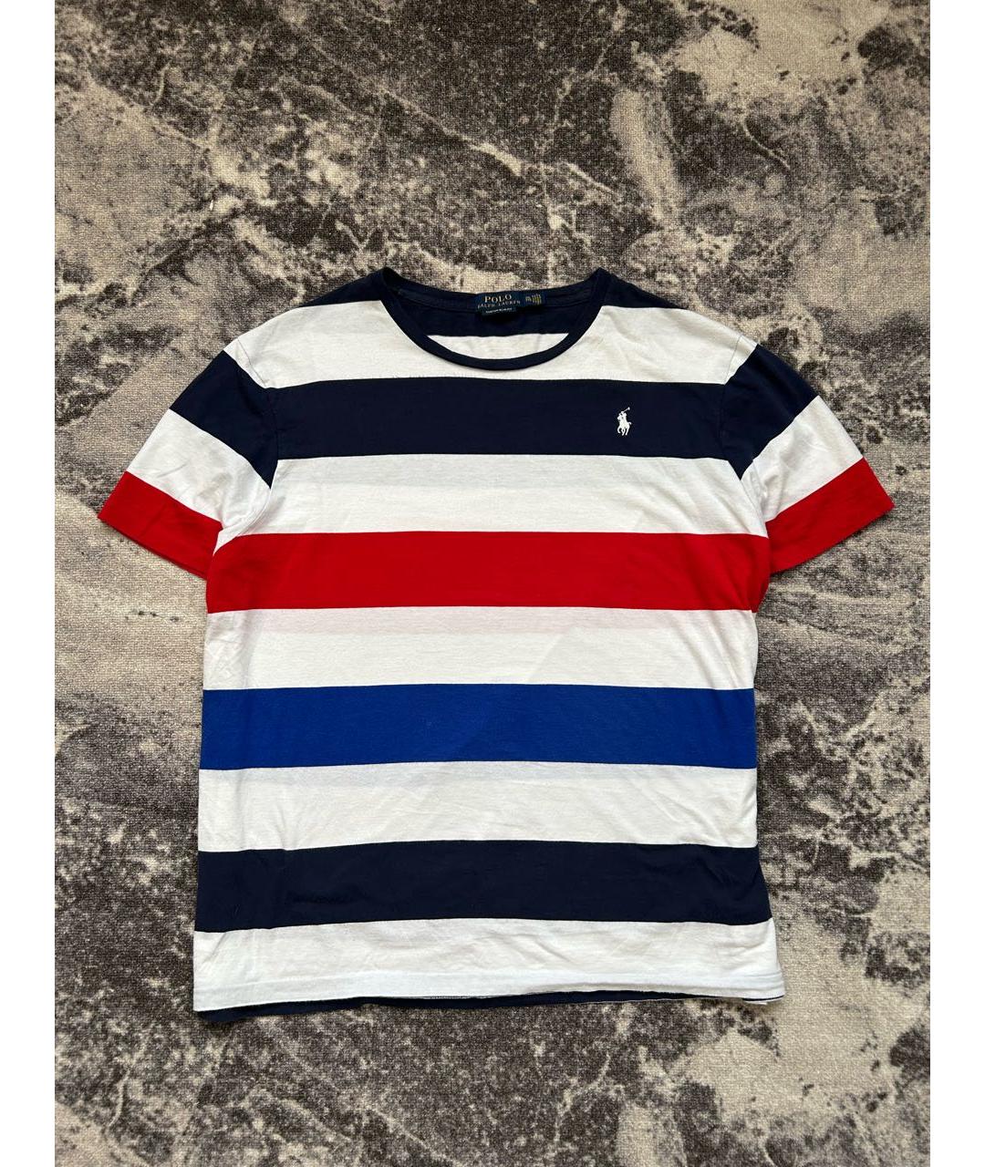 POLO RALPH LAUREN Мульти хлопковая футболка, фото 4