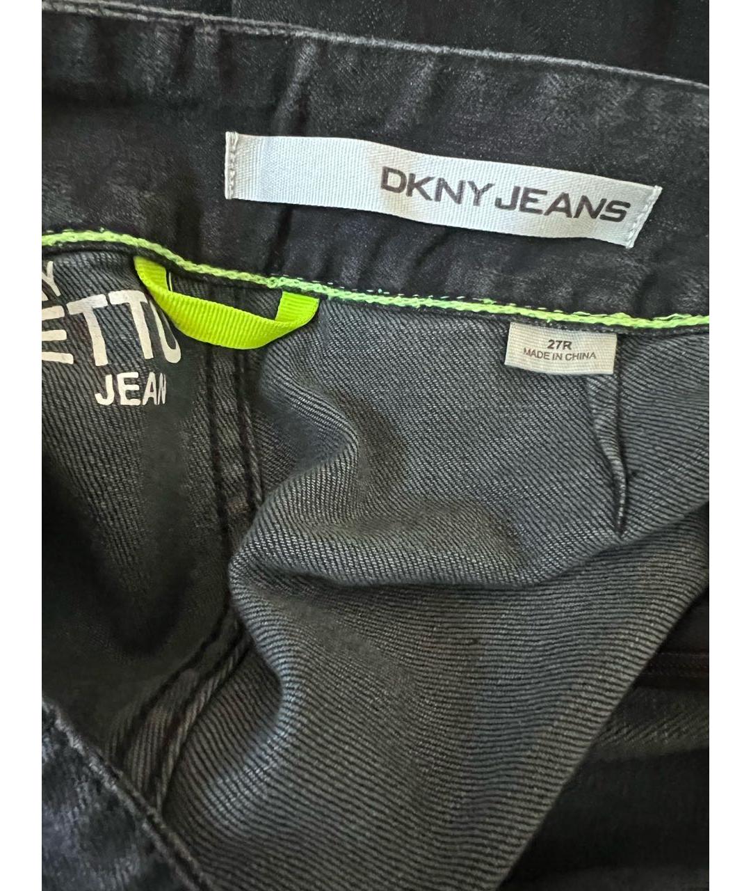 DKNY Черные прямые джинсы, фото 3