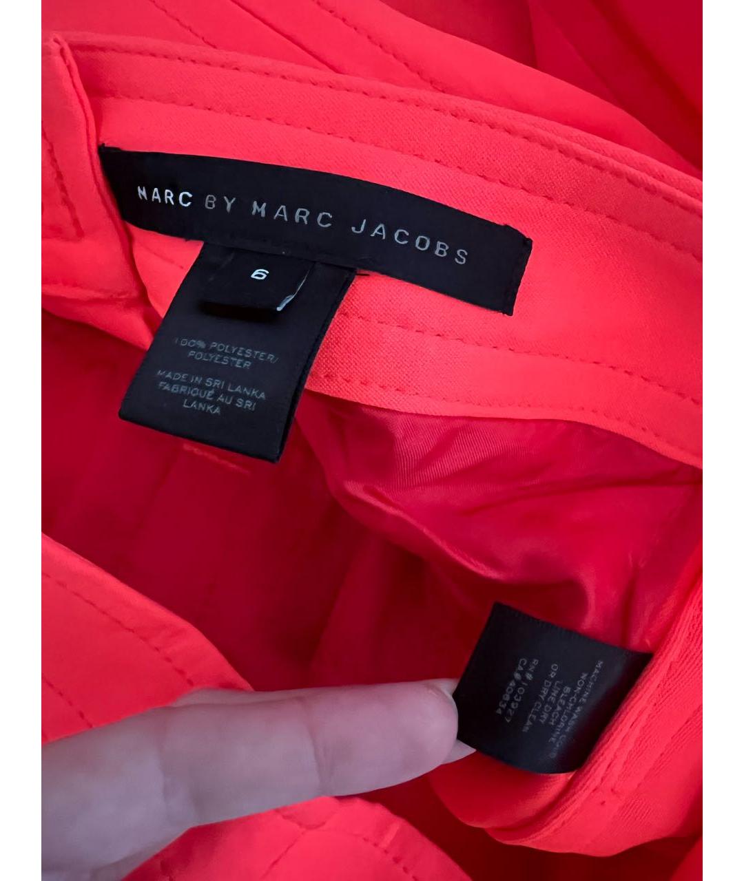 MARC BY MARC JACOBS Коралловая юбка мини, фото 3