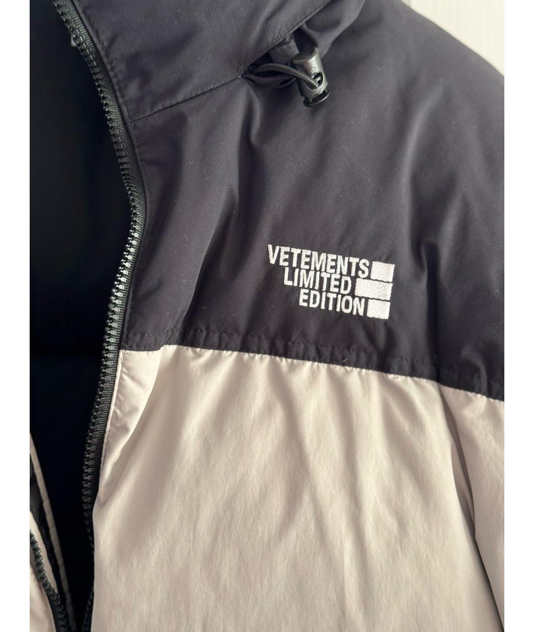 VETEMENTS Серая полиэстеровая куртка, фото 4