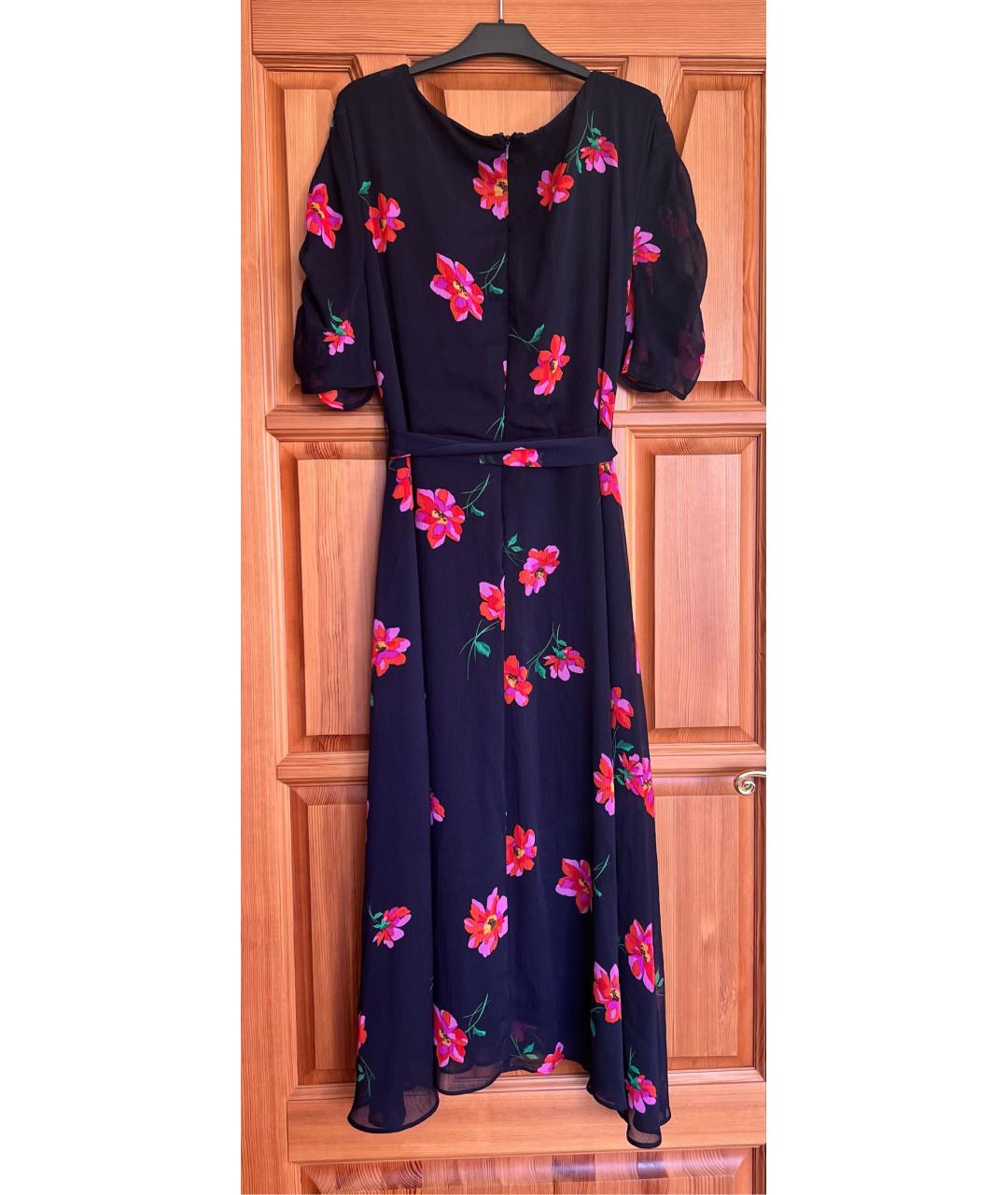 DKNY Темно-синее повседневное платье, фото 2
