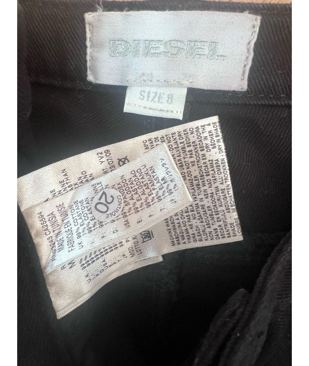 DIESEL Черные шорты, фото 3
