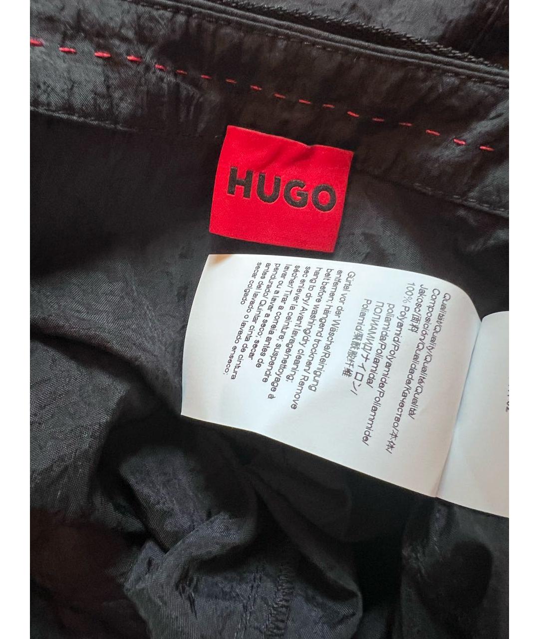 HUGO BOSS Черная юбка мини, фото 4