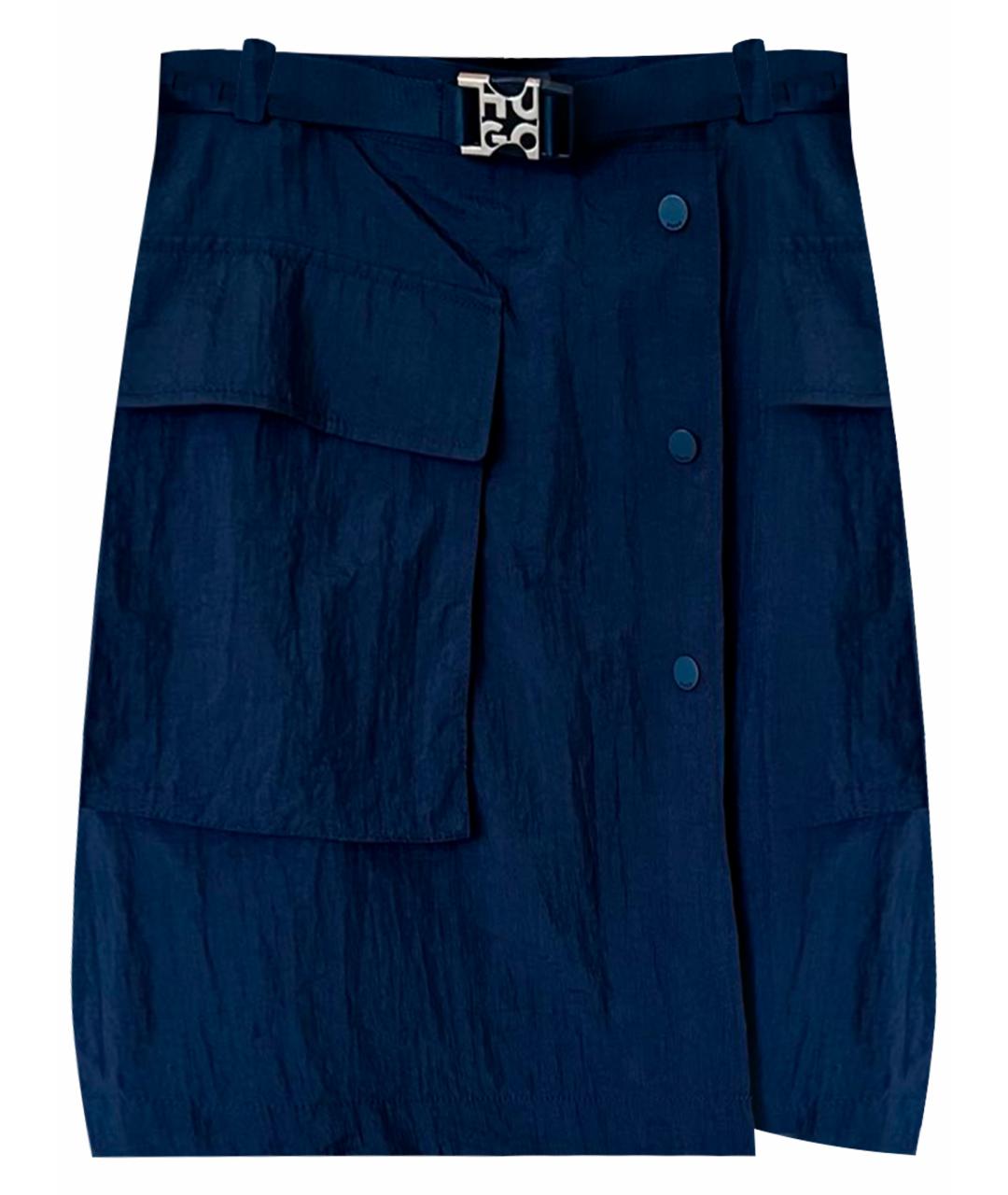 HUGO BOSS Черная юбка мини, фото 1