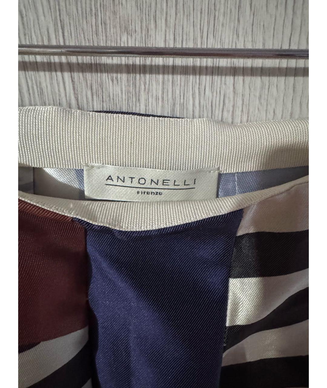ANTONELLI FIRENZE Мульти полиэстеровая юбка миди, фото 3