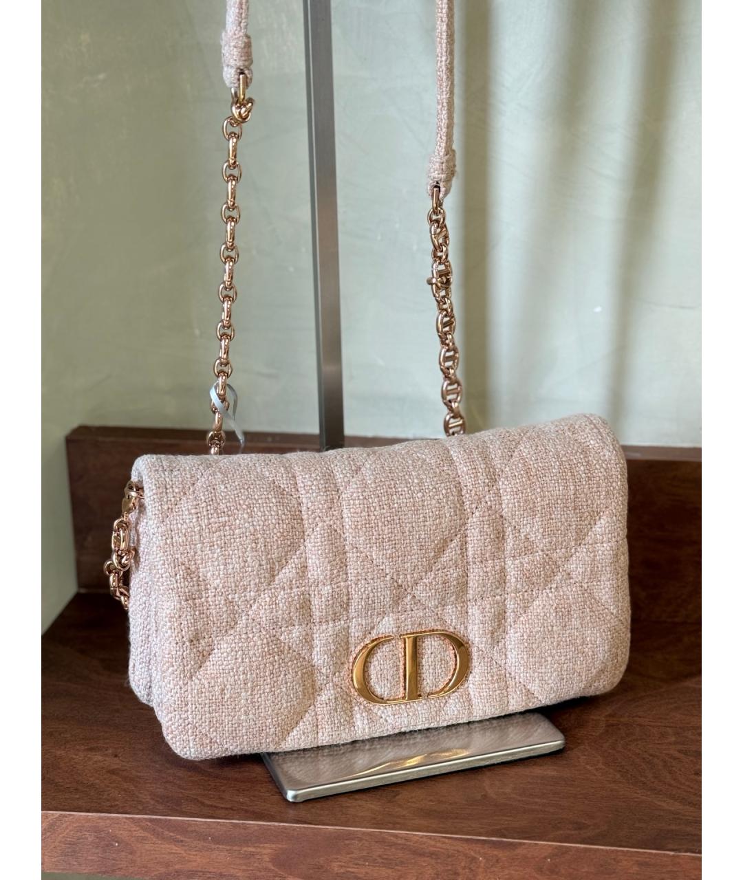 CHRISTIAN DIOR Розовая сумка через плечо, фото 2