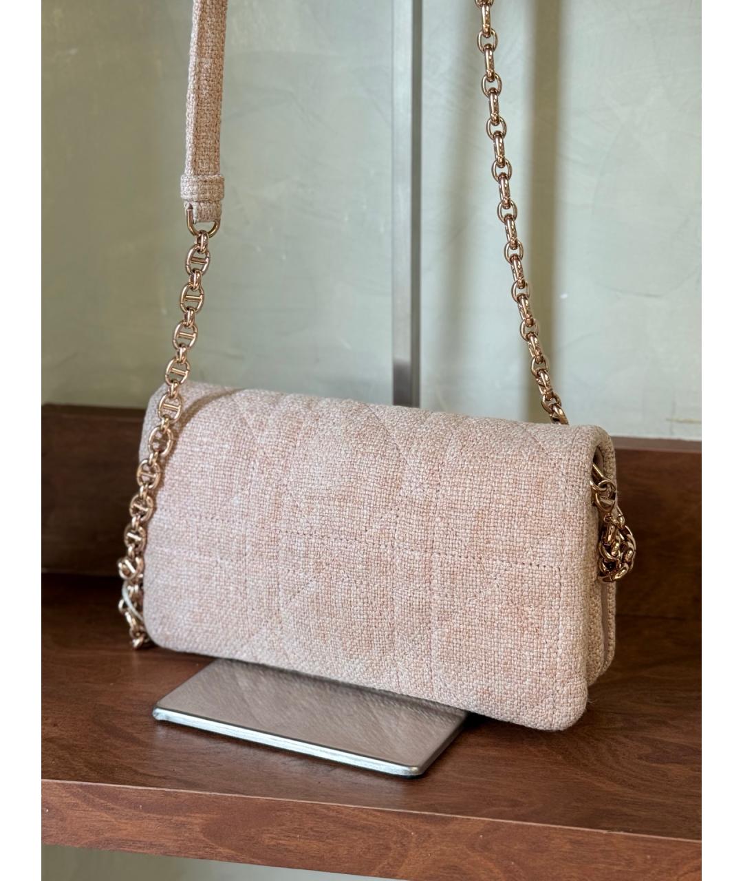 CHRISTIAN DIOR Розовая сумка через плечо, фото 4
