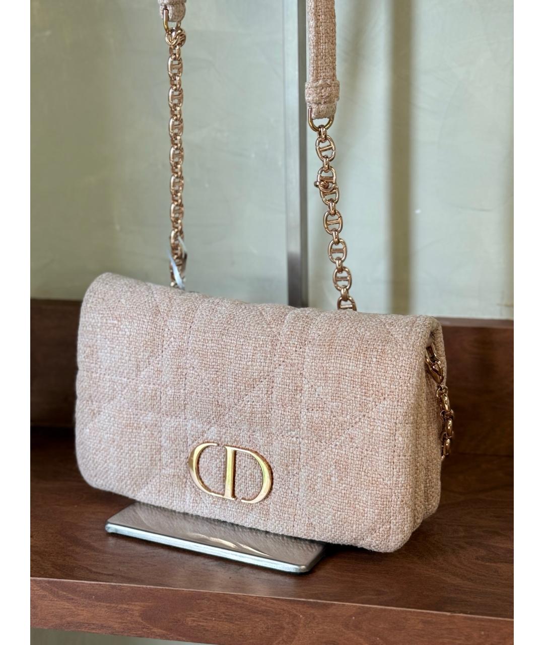 CHRISTIAN DIOR Розовая сумка через плечо, фото 3