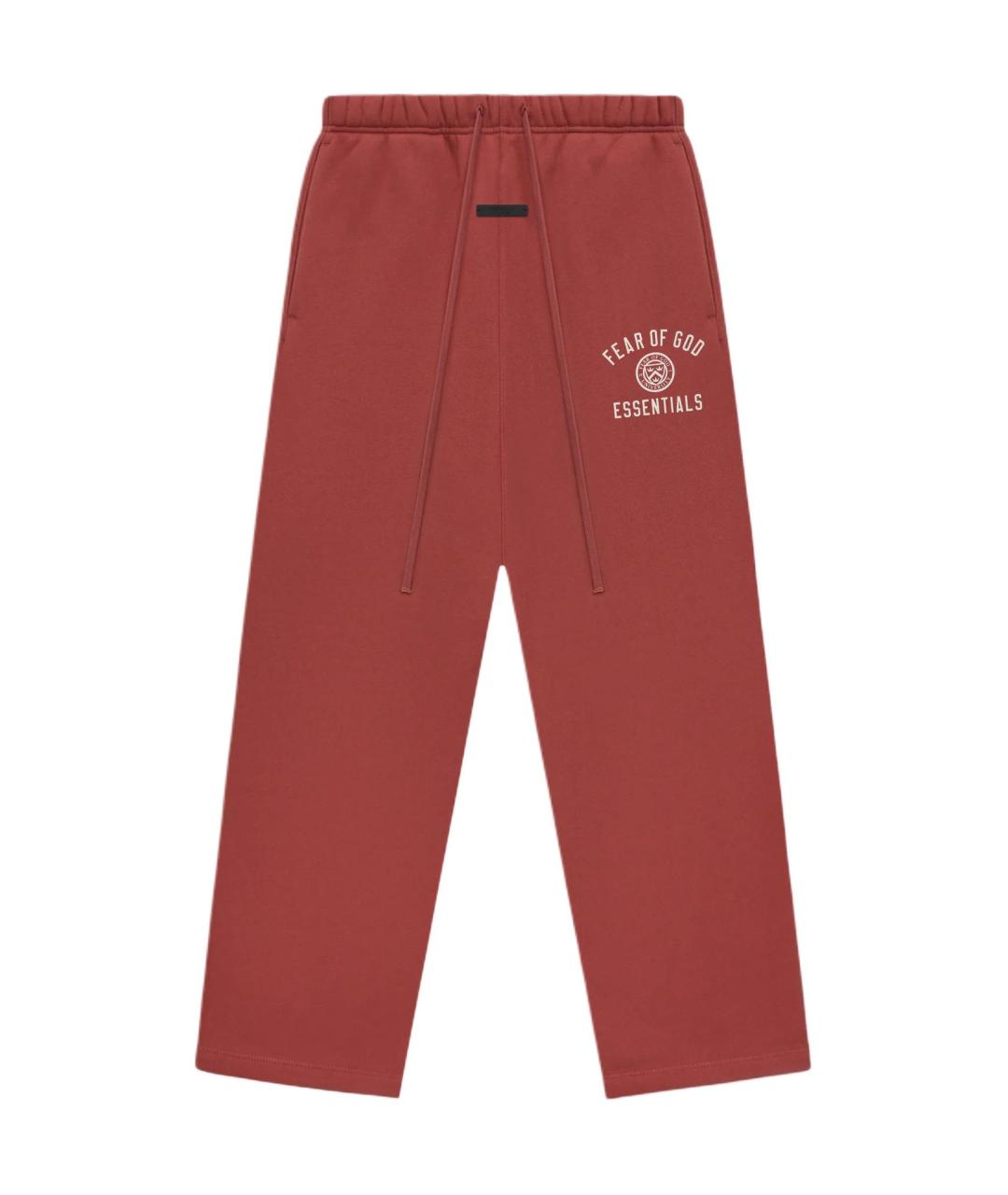 FEAR OF GOD ESSENTIALS Красные повседневные брюки, фото 1